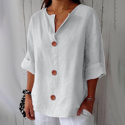 Mara Women's Blouse | Loose Fit, Breathable Summer Top 12