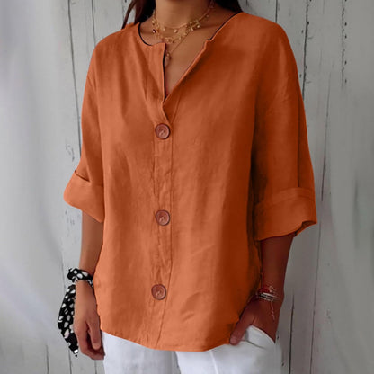 Mara Women's Blouse | Loose Fit, Breathable Summer Top 7