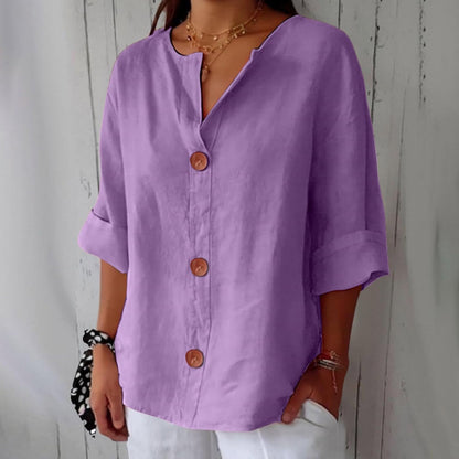 Mara Women's Blouse | Loose Fit, Breathable Summer Top 9