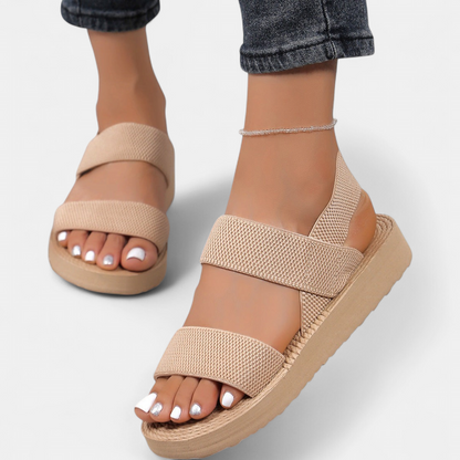 Mila Summer Sandals for Women | Slip-On, Minimalist Design, Cushioned Fit 1