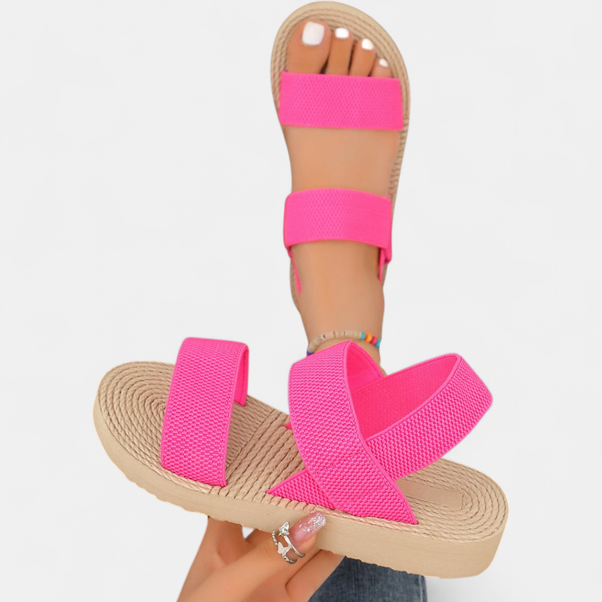 Mila Summer Sandals for Women | Slip-On, Minimalist Design, Cushioned Fit 3
