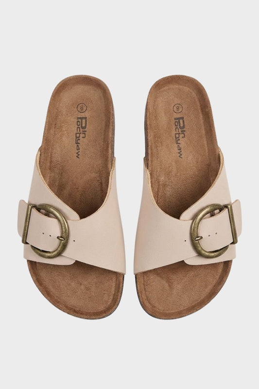 Mila Women's Mules | Adjustable Buckle, Anatomical Footbed 0