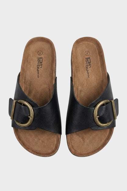 Mila Women's Mules | Adjustable Buckle, Anatomical Footbed 3
