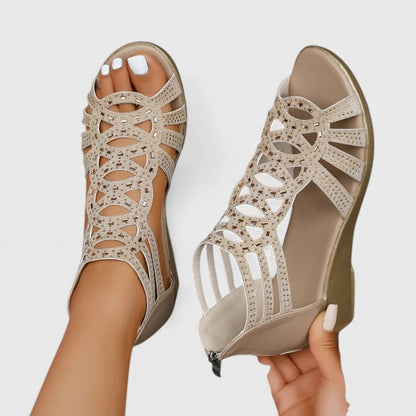 Milo Flat Sandals Women | Comfortable Black and White Options 0