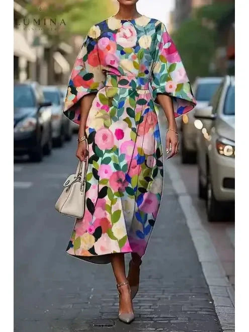 Mira Floral Dress | Elegant Summer Style, Comfortable Fit 0