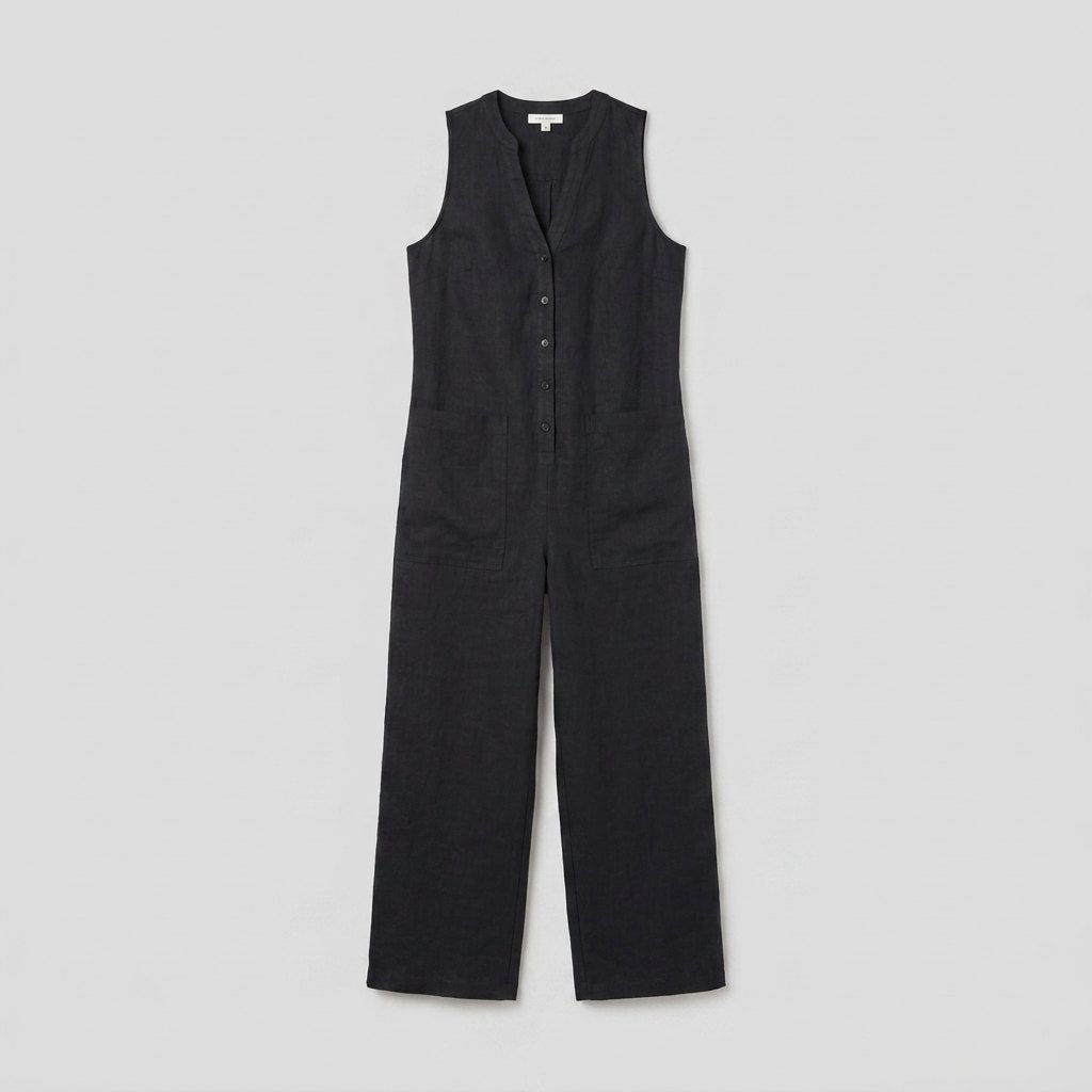 Mira Jumpsuit Women | Linen Blend, Elegant Sleeveless Design 3