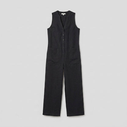 Mira Jumpsuit Women | Linen Blend, Elegant Sleeveless Design 3