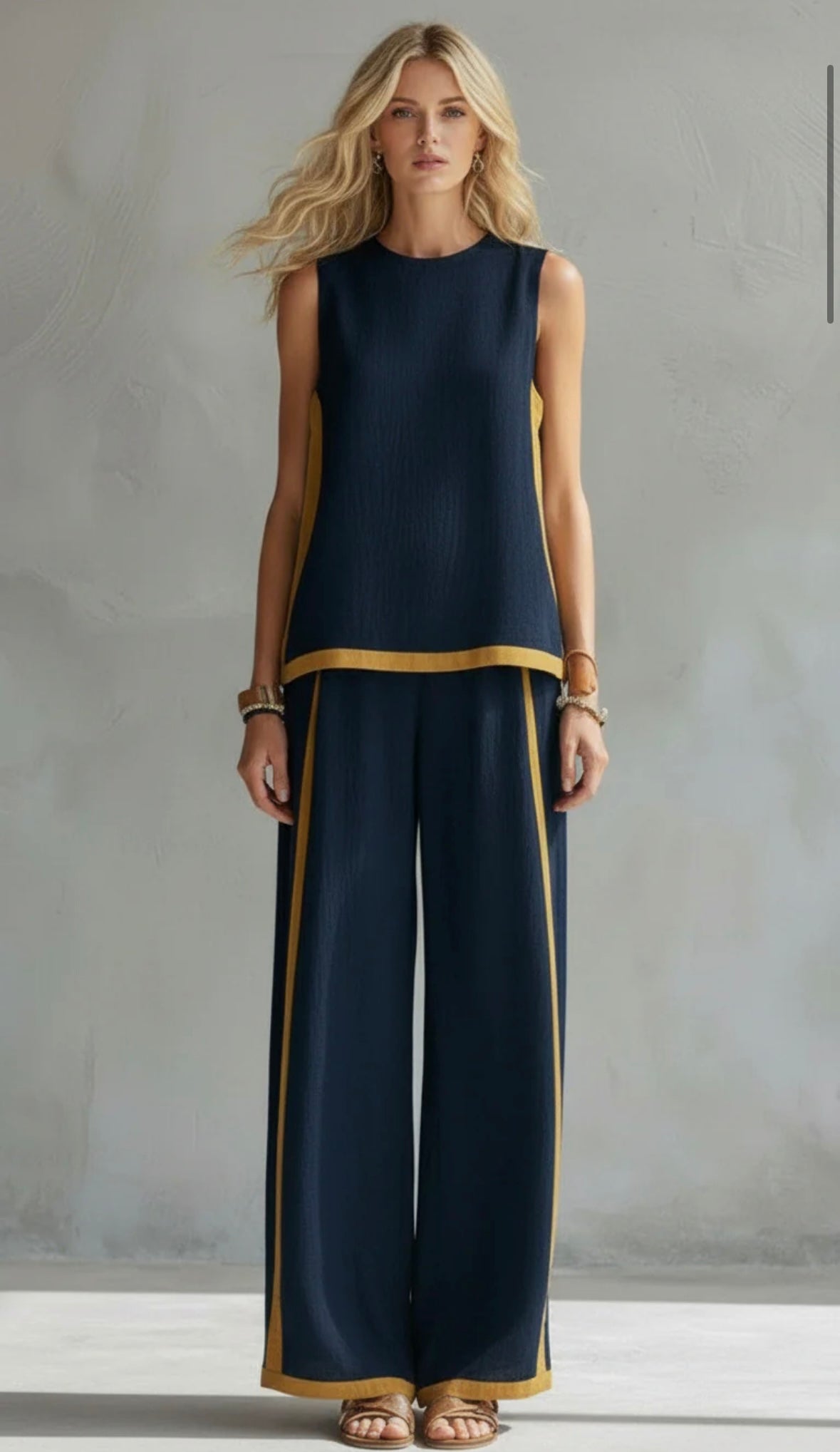 Mira Jumpsuit Women | Sleeveless Wide Leg, Lightweight Fabric 3