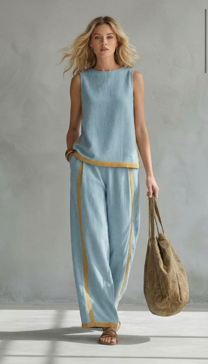 Mira Jumpsuit Women | Sleeveless Wide Leg, Lightweight Fabric 5