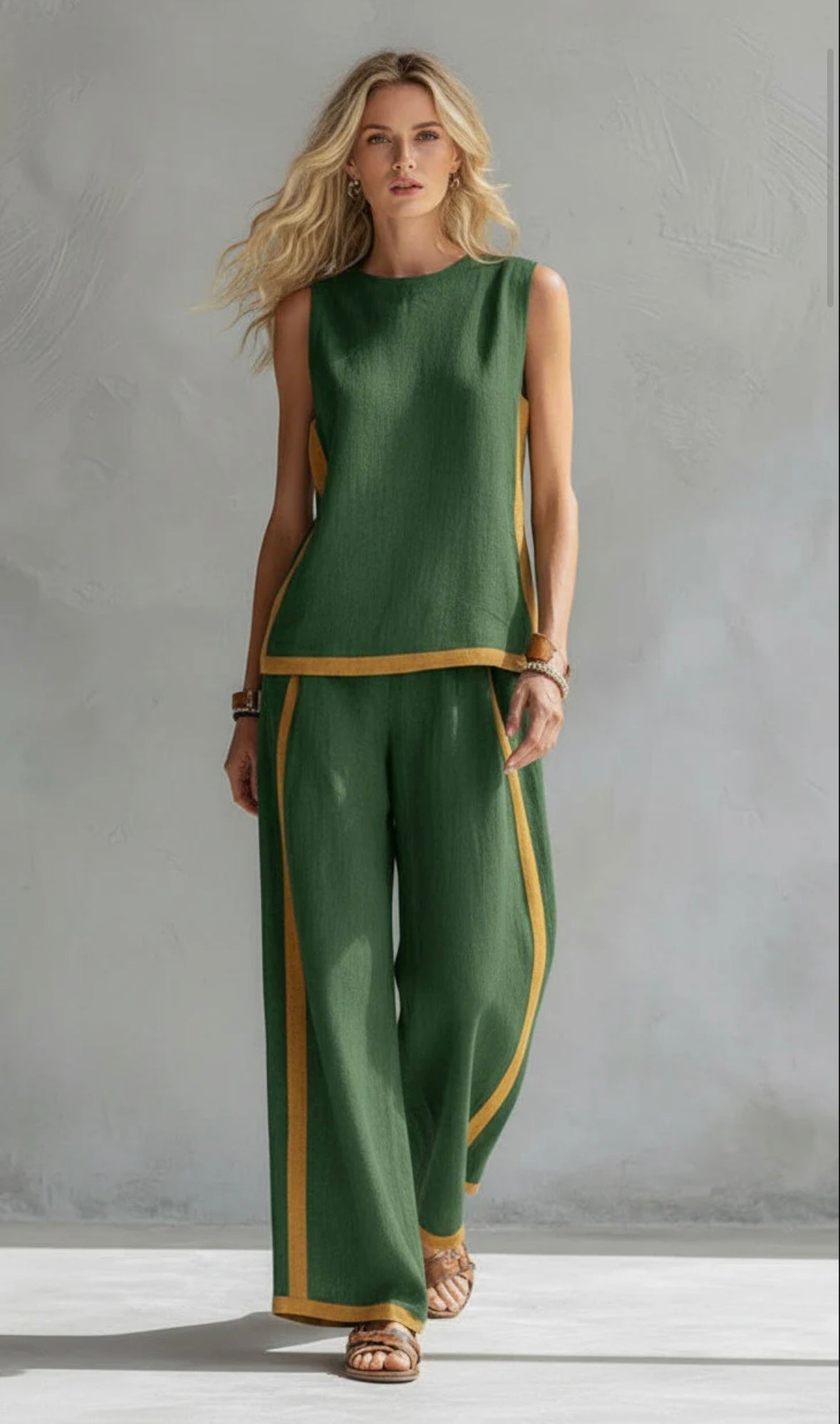 Mira Jumpsuit Women | Sleeveless Wide Leg, Lightweight Fabric 6