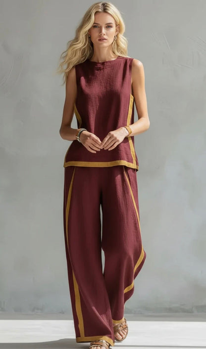 Mira Jumpsuit Women | Sleeveless Wide Leg, Lightweight Fabric 7