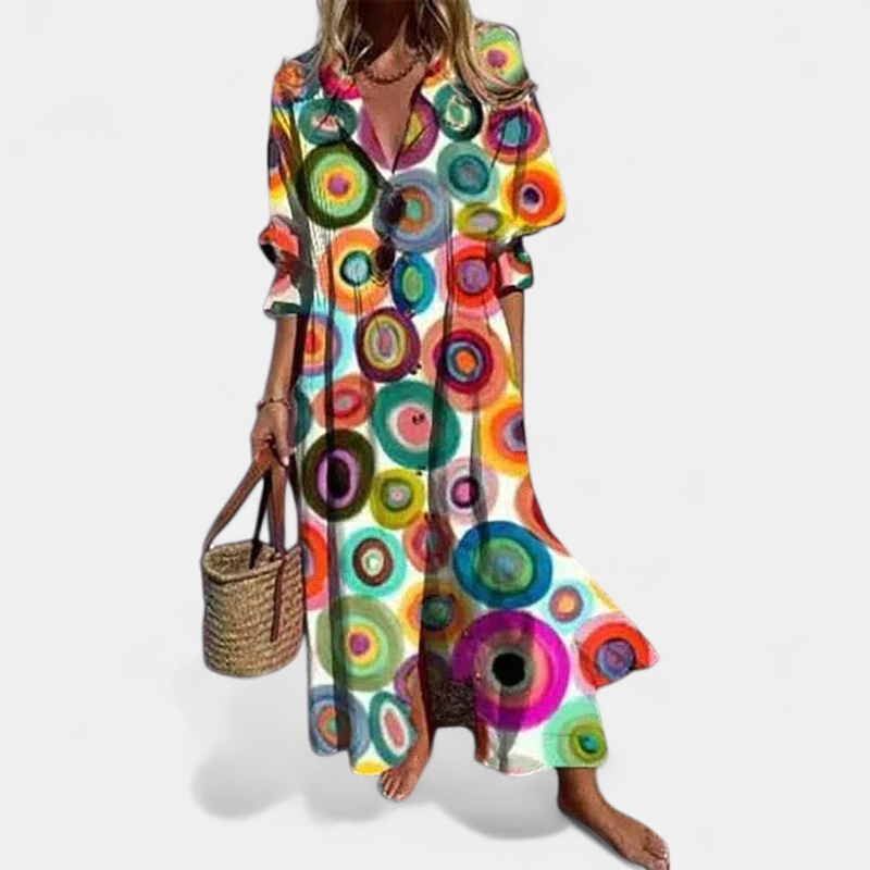 Mira Maxi Sundress | Flowy Boho Style for Women, Perfect Summer Dress 5