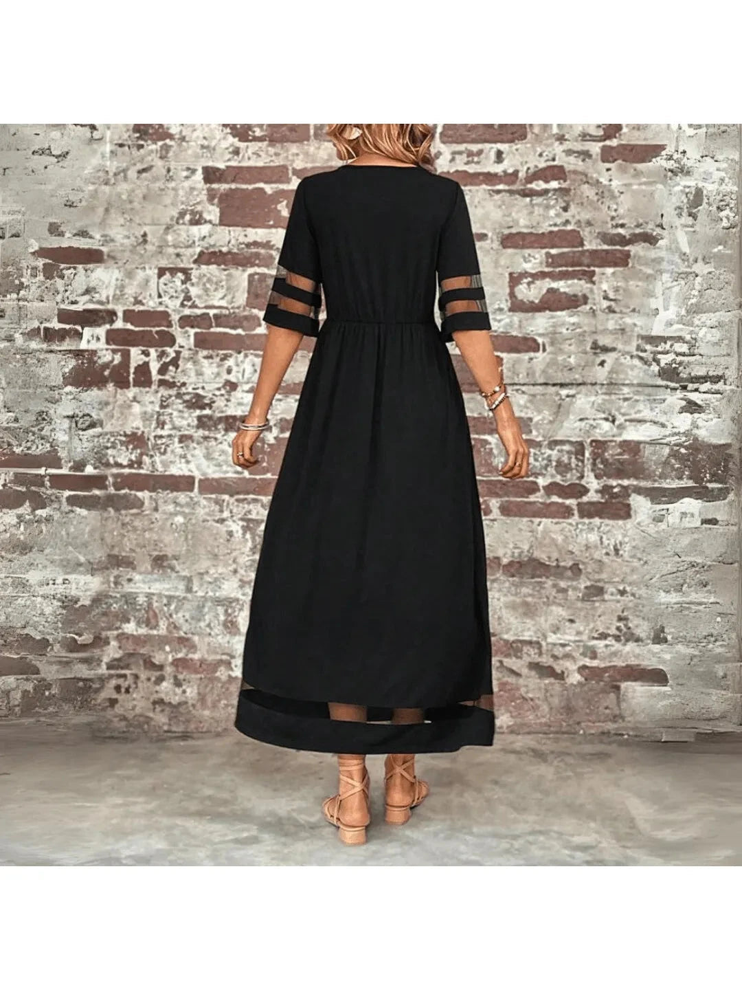 Nadia Midi Dress | Elegant Flattering Silhouette, Tummy Coverage 3