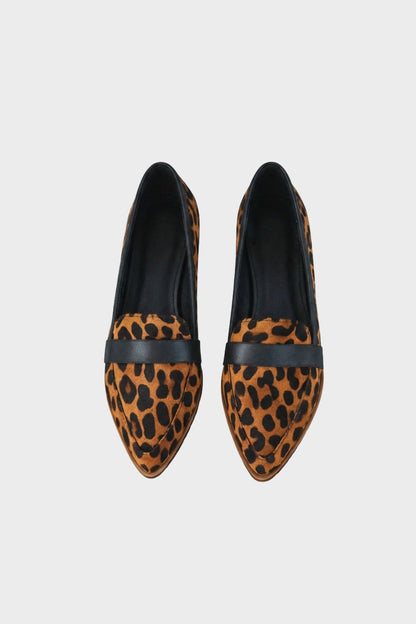 Nina Penny Loafers | Soft Suede, Pointed Toe, Small Block Heel, Black 5