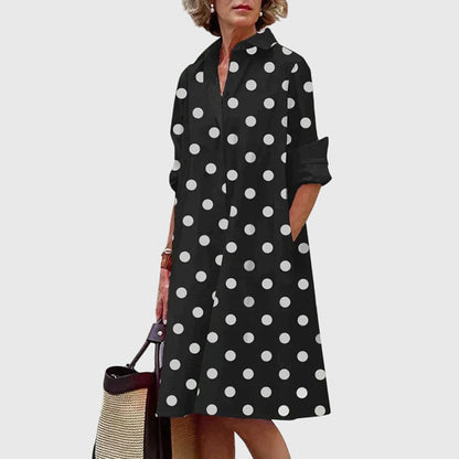 Pace Midi Dress | Relaxed Fit with Pockets, 100% Polyester 4