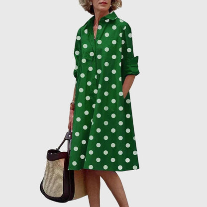 Pace Midi Dress | Relaxed Fit with Pockets, 100% Polyester 5