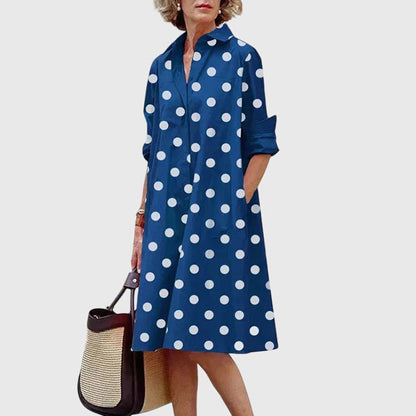 Pace Midi Dress | Relaxed Fit with Pockets, 100% Polyester 6