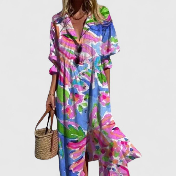 Pavla Maxi Dress | Floral Boho Print, Plus Size Available 3