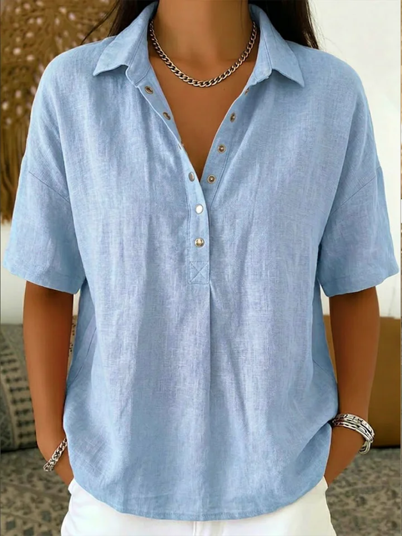 Quinley Women's Shirt | Lightweight Breathable Button-Up Blouse 3