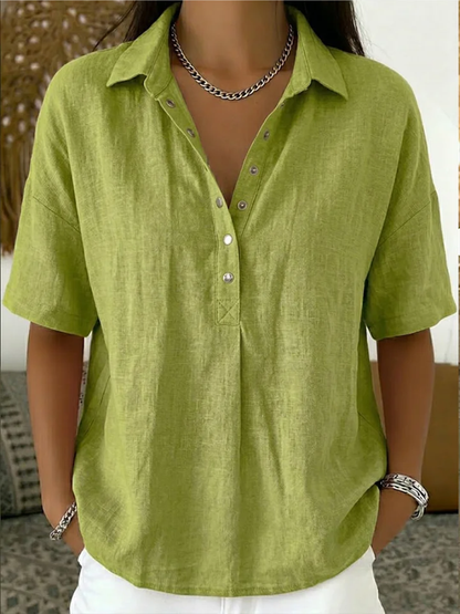 Quinley Women's Shirt | Lightweight Breathable Button-Up Blouse 4
