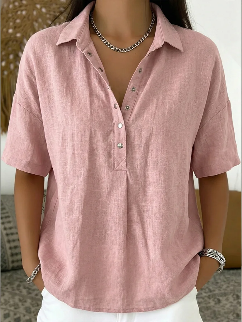 Quinley Women's Shirt | Lightweight Breathable Button-Up Blouse 5