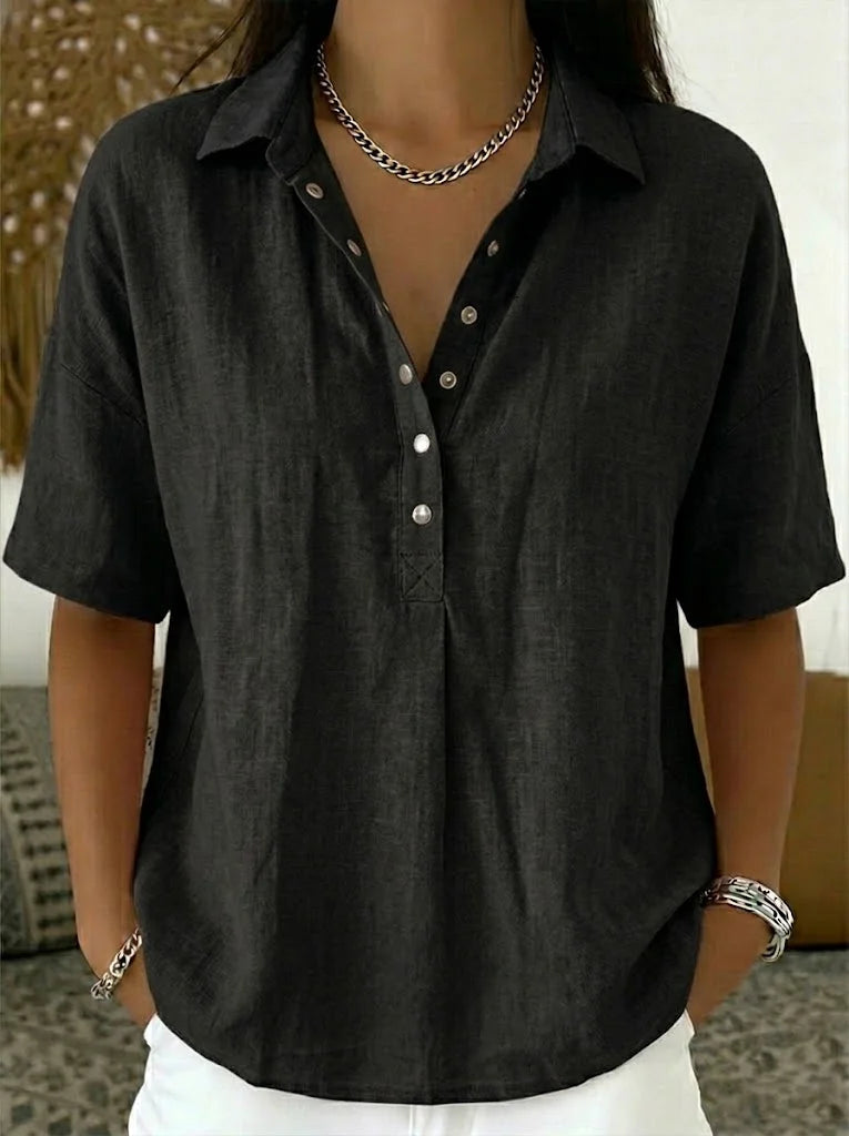 Quinley Women's Shirt | Lightweight Breathable Button-Up Blouse 6