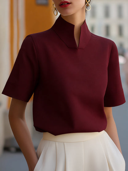 Sera White Blouse | Structured Minimalist Design, Plus Size Available 7