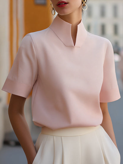 Sera White Blouse | Structured Minimalist Design, Plus Size Available 8