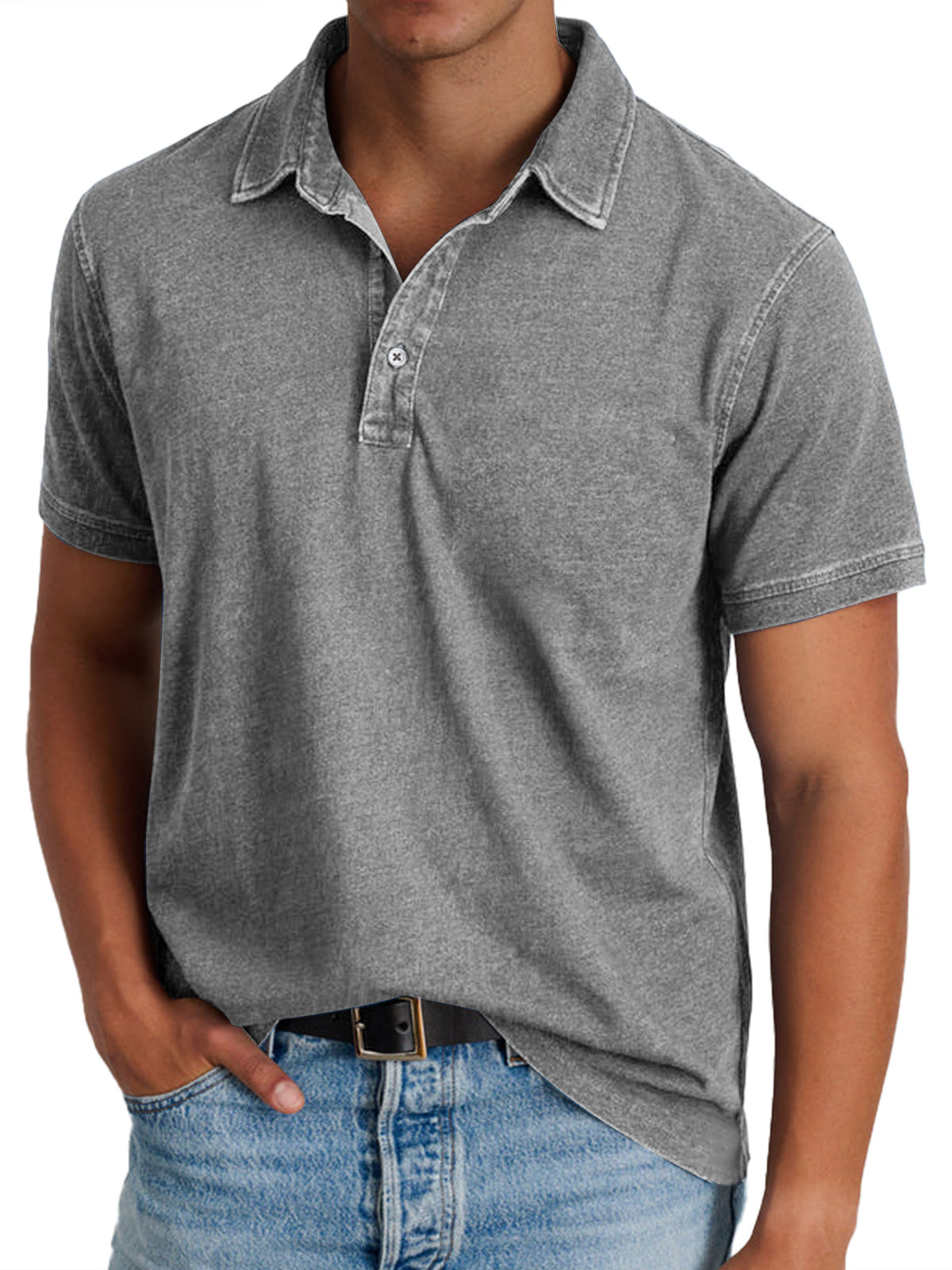 Sierra Men's Polo Shirt | Refined Collar, Tailored Fit, Versatile Style 2