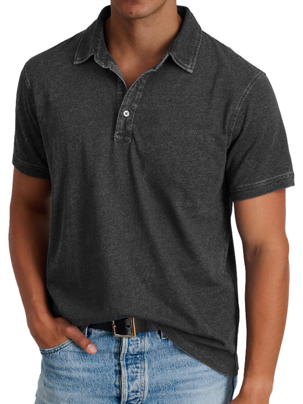 Sierra Men's Polo Shirt | Refined Collar, Tailored Fit, Versatile Style 4