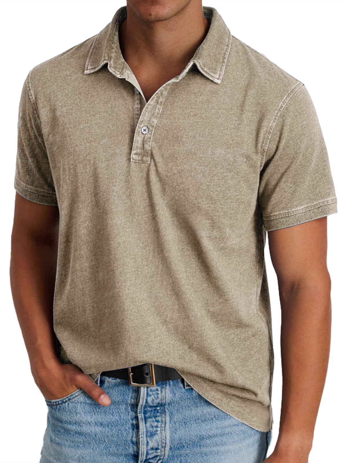 Sierra Men's Polo Shirt | Refined Collar, Tailored Fit, Versatile Style 5