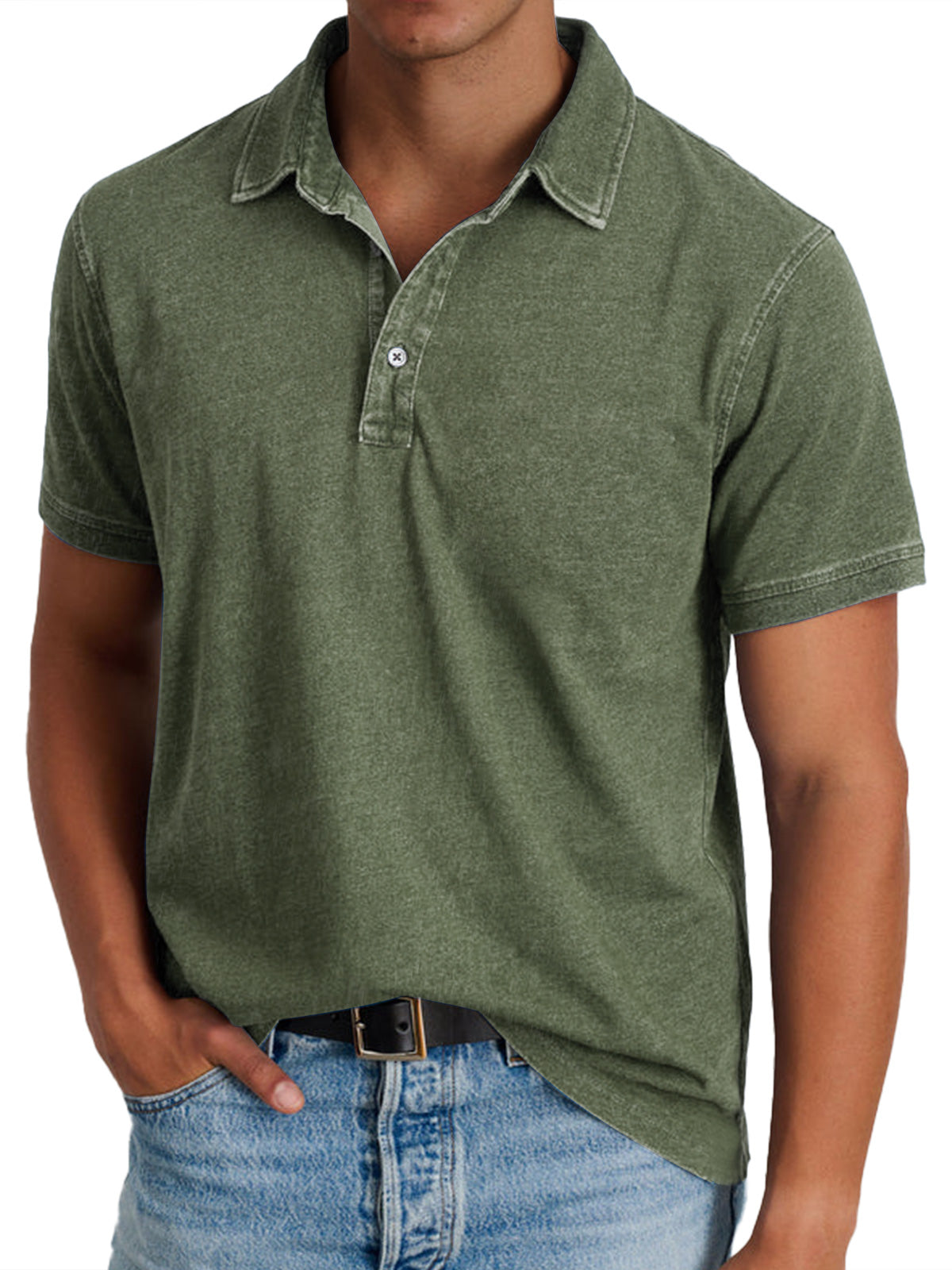Sierra Men's Polo Shirt | Refined Collar, Tailored Fit, Versatile Style 6