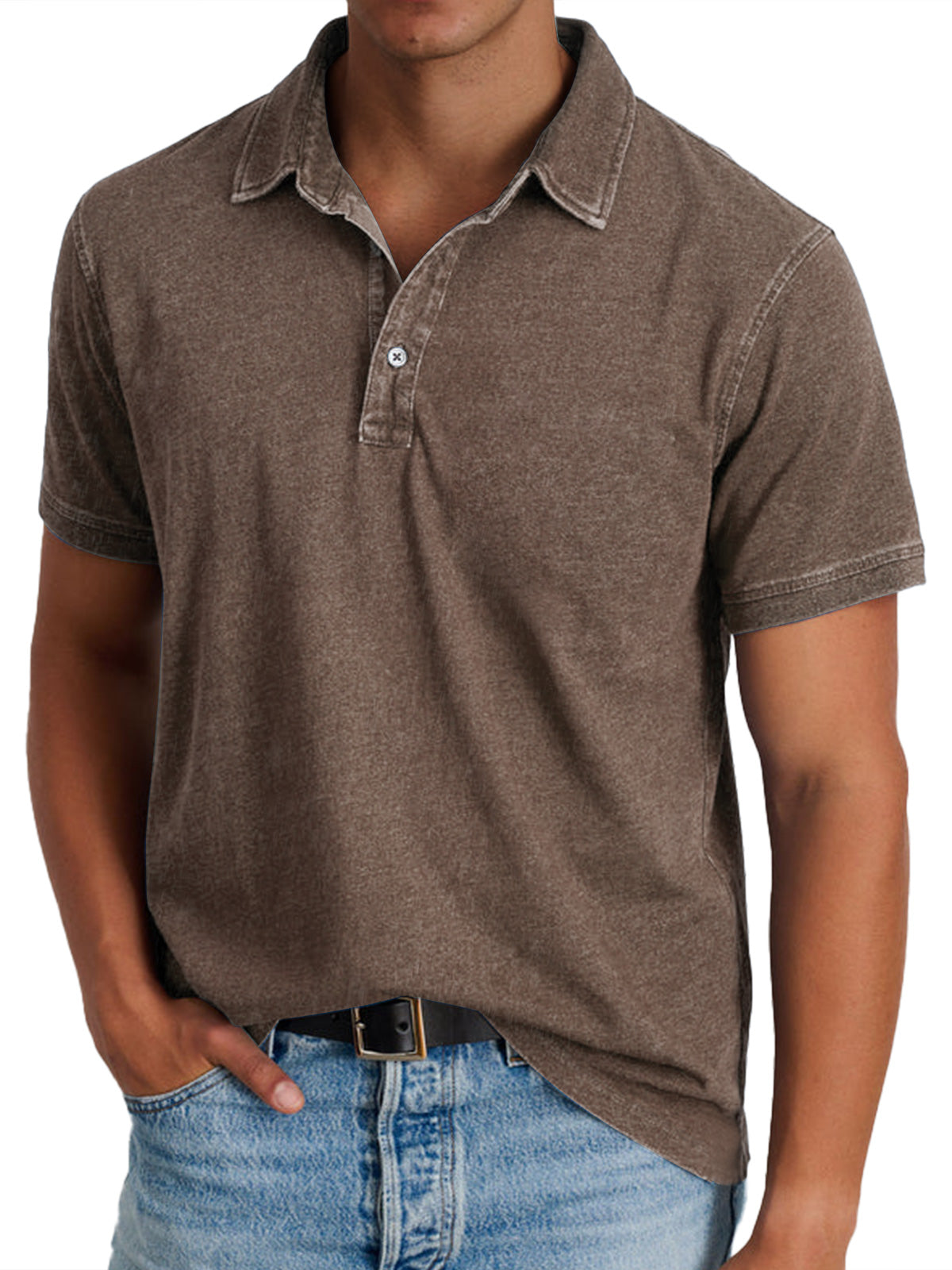 Sierra Men's Polo Shirt | Refined Collar, Tailored Fit, Versatile Style 7