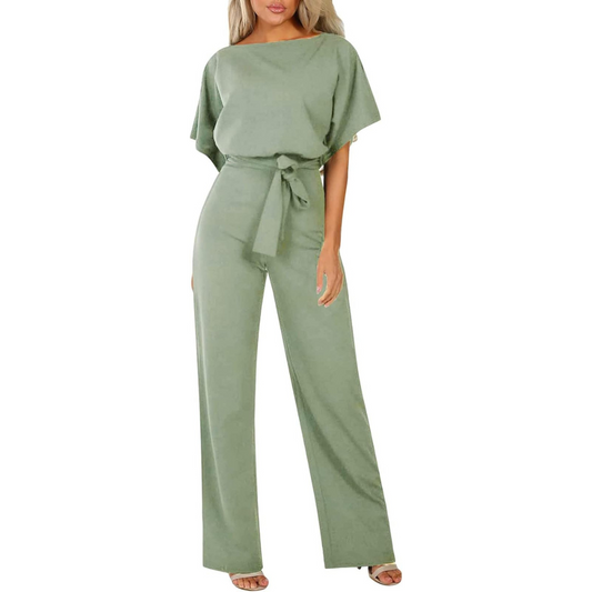Sofia Black Jumpsuit | Elegant Wide-Leg Design, Soft Fabric for Women 0