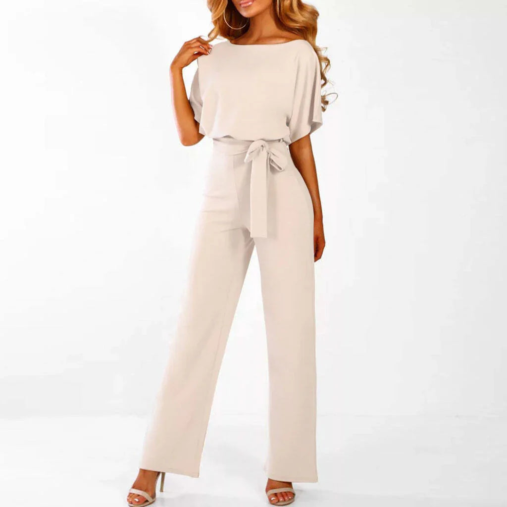 Sofia Black Jumpsuit | Elegant Wide-Leg Design, Soft Fabric for Women 11