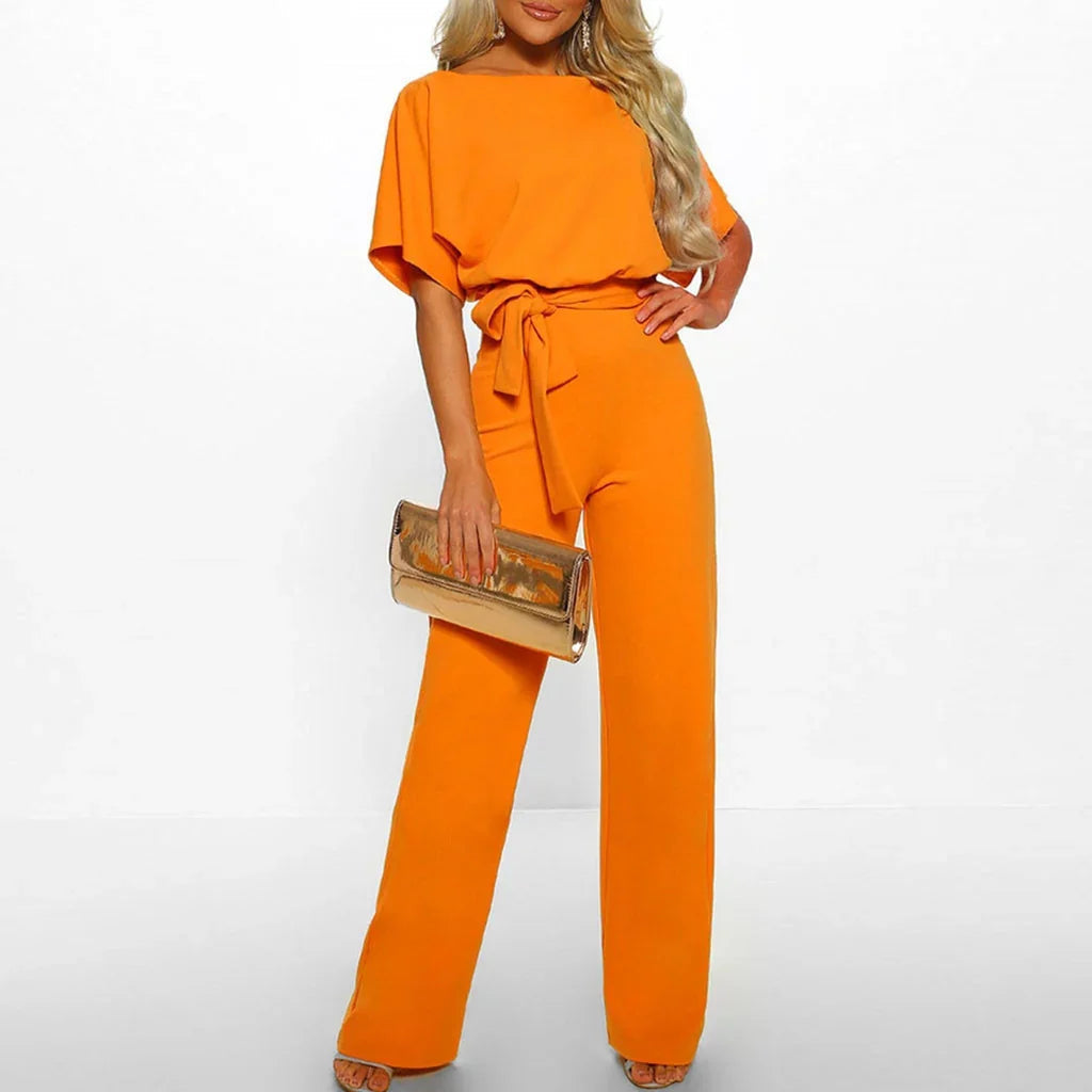 Sofia Black Jumpsuit | Elegant Wide-Leg Design, Soft Fabric for Women 3