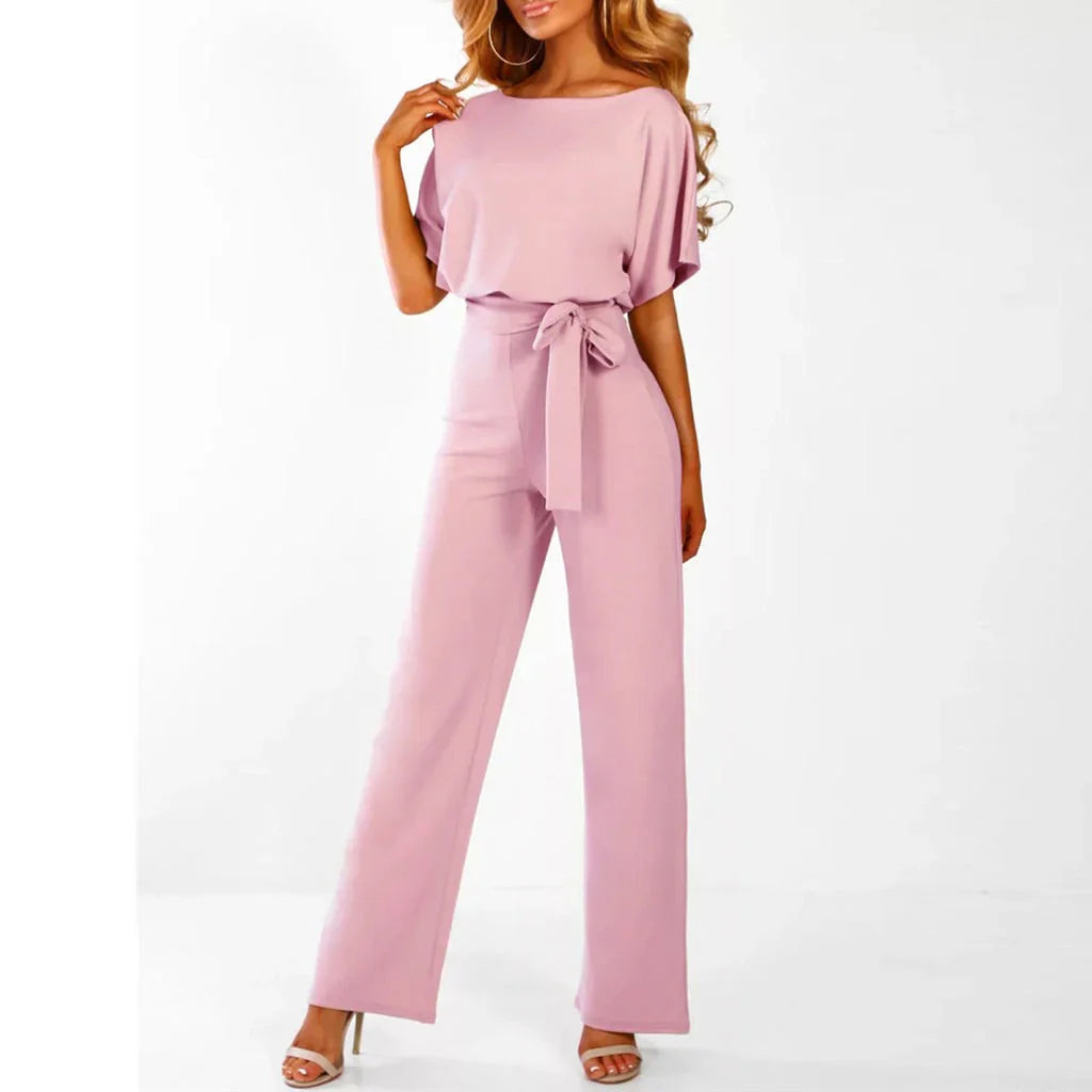 Sofia Black Jumpsuit | Elegant Wide-Leg Design, Soft Fabric for Women 5