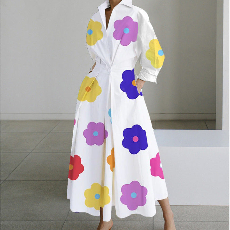 Sofia Maxi Dress | Elegant White Front Wrap, Collared Design for Women 10