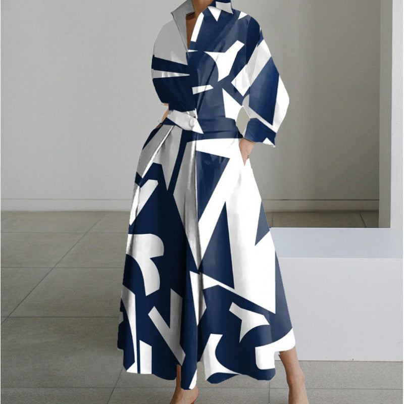 Sofia Maxi Dress | Elegant White Front Wrap, Collared Design for Women 13