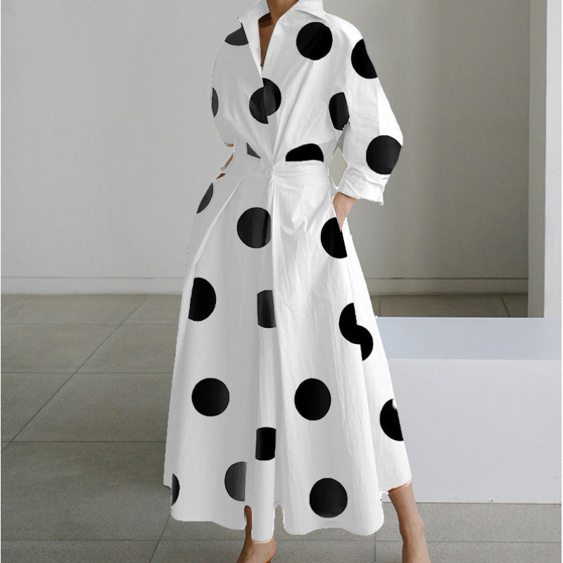 Sofia Maxi Dress | Elegant White Front Wrap, Collared Design for Women 5