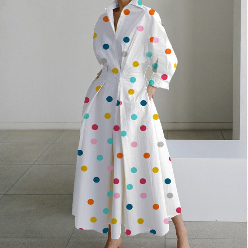 Sofia Maxi Dress | Elegant White Front Wrap, Collared Design for Women 6