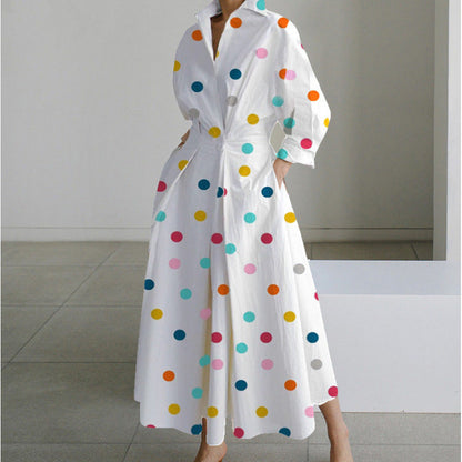 Sofia Maxi Dress | Elegant White Front Wrap, Collared Design for Women 6