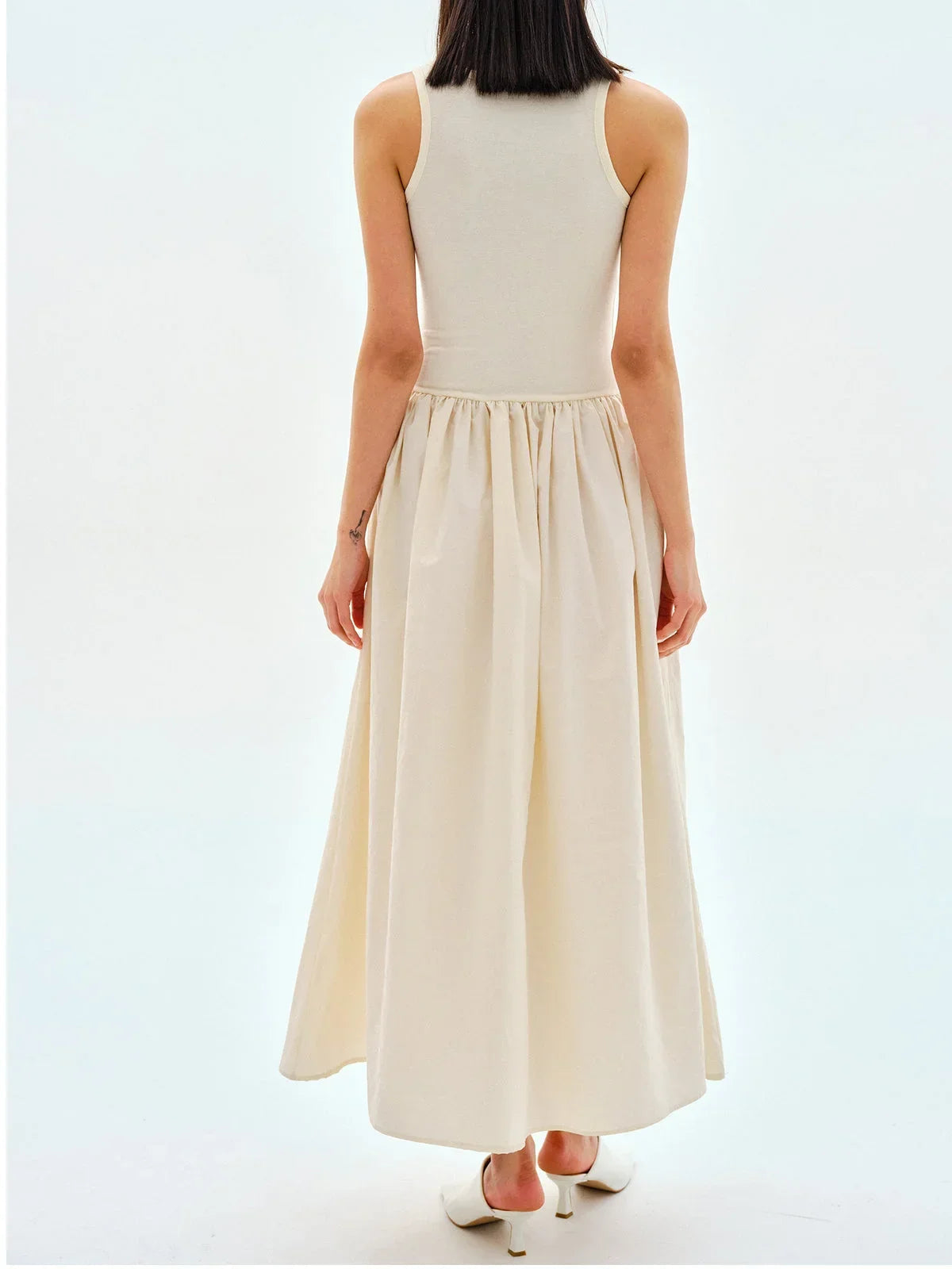 Soleil Midi Dress | Sleeveless, Soft Fabric Summer Dress 4