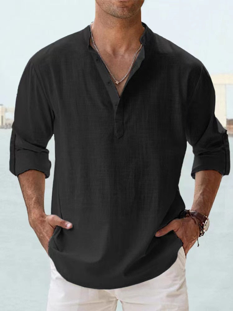 Spencer Button Up Shirt | Breathable, Tailored Fit for Men 1