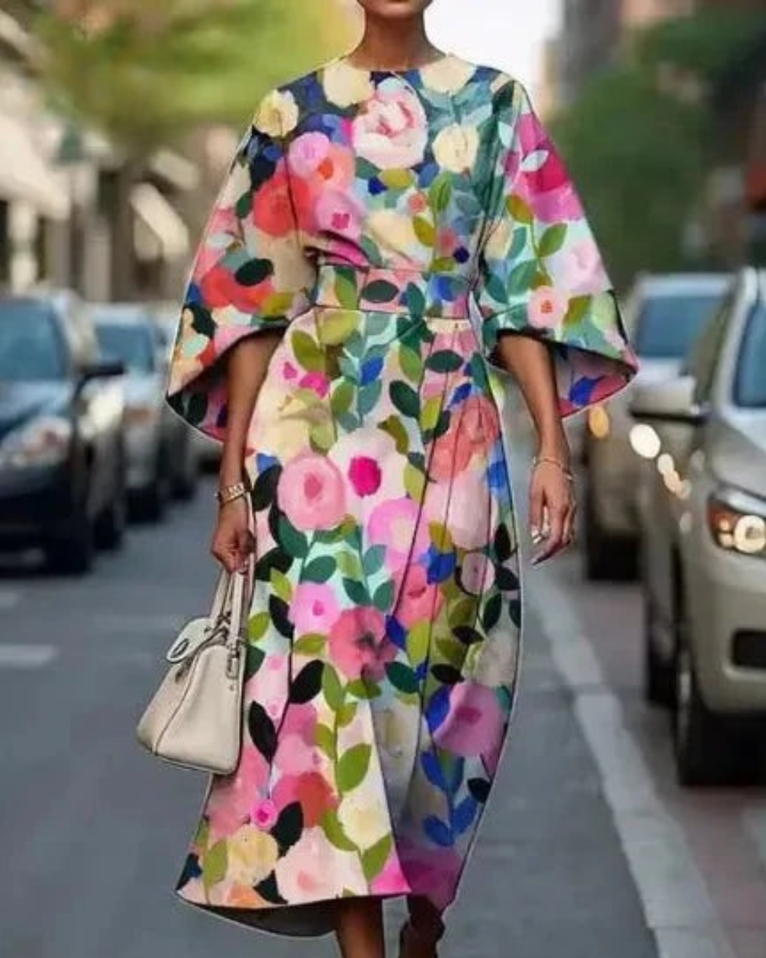 Mira Floral Dress | Elegant Summer Style, Comfortable Fit