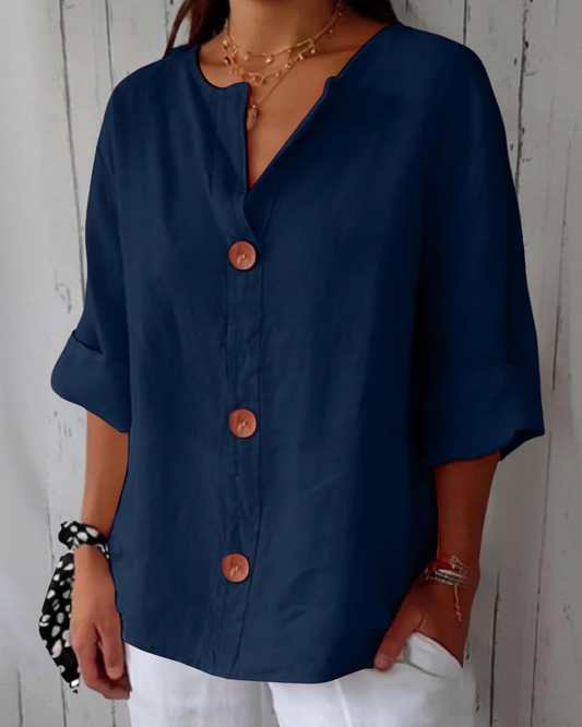 Mara Women's Blouse | Loose Fit, Breathable Summer Top