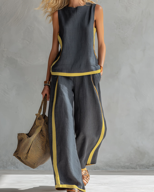 Mira Jumpsuit Women | Sleeveless Wide Leg, Lightweight Fabric