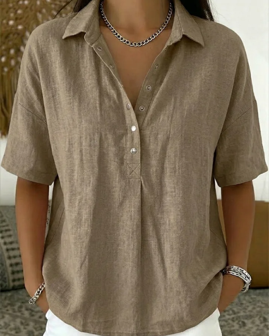 Quinley Women's Shirt | Lightweight Breathable Button-Up Blouse