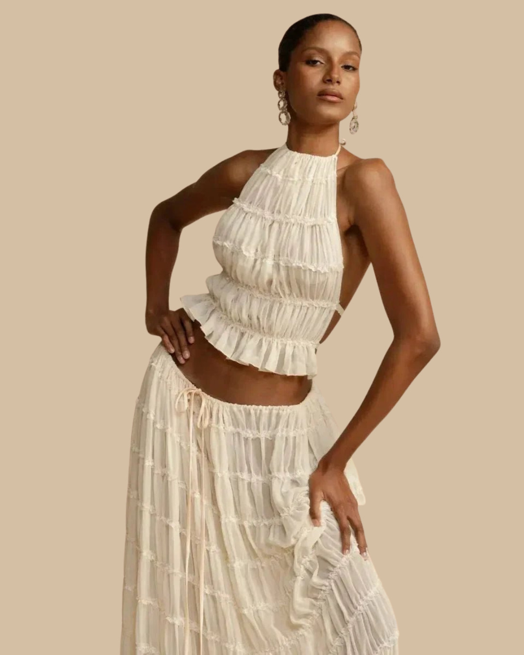 Ami Two-Piece Set | Organic Breathable Summer Wear for Women