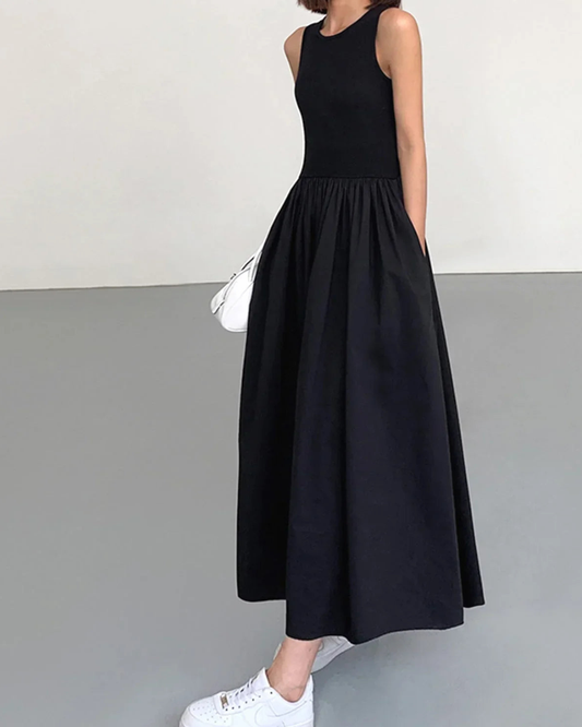 Soleil Midi Dress | Sleeveless, Soft Fabric Summer Dress